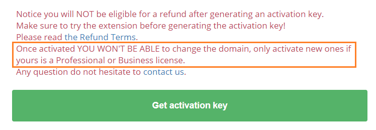 Cannot change domain
